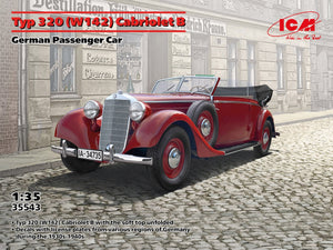 ICM 35543 Typ 320 (W142) Cabriolet B Voiture de tourisme allemande 1/35