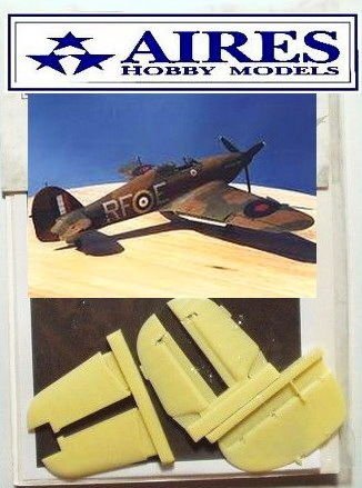 Surfaces de contrôle de l&amp;#39;Aires 4035 HURRICANE 1/48 Hasegawa