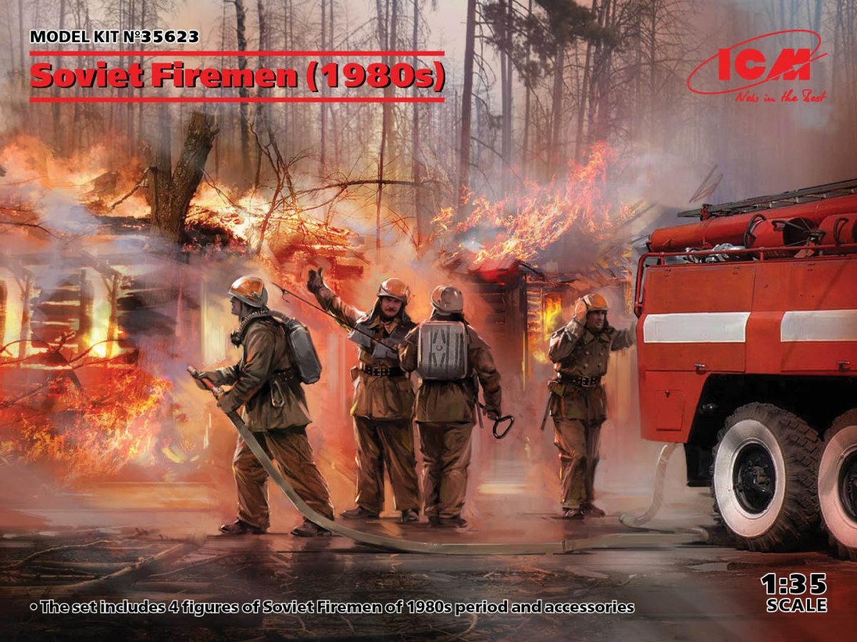 ICM 35623 Pompiers soviétiques (années 1980) 1/35