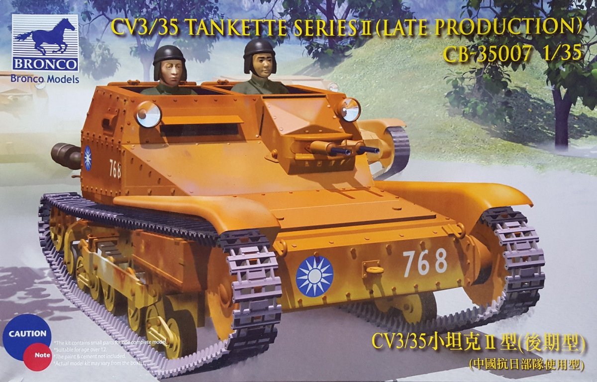 Bronco CB35007 CV L3/35 Tankette Série II 1/35