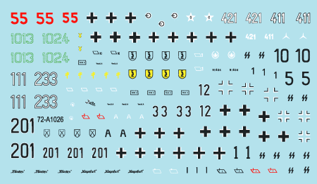 Star Decals 72-A1026 Chars allemands en Italie # 6. Sturmgeschutz. 1/72 – image 3