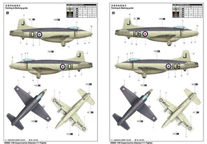 Trumpeter 02866 Supermarine Attacker F.1 Fighter 1/48 – zdjęcie 3