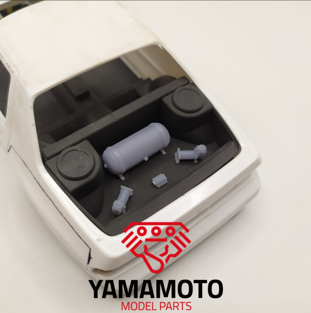 Kit de suspension pneumatique Yamamoto Model Parts YMPTUN30 à l&amp;#39;échelle 1/24