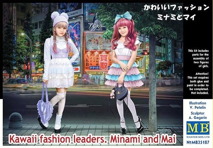 Master Box 35187 Les reines de la mode Kawaii. Minami et Mai 1/35