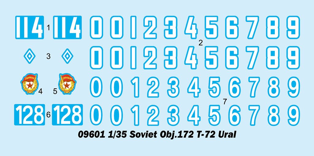 Trumpeter 09601 Obj.172 T-72 Ural soviétique au 1/35  – Bild 4