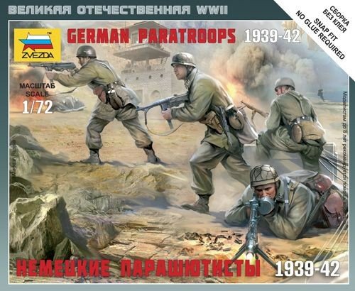 Zvezda 6136 Allemand IIWW Fallschirmjager (1/72)
