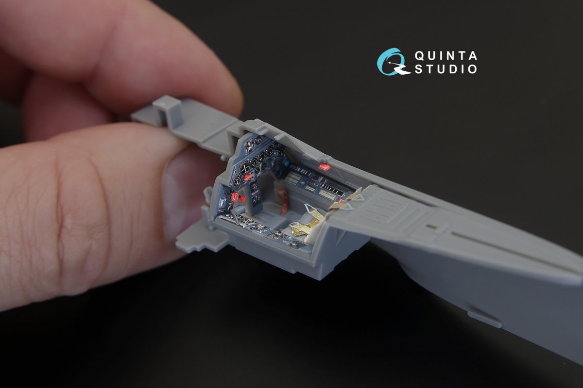 Intérieur imprimé en 3D et coloré sur papier décalcomanie Quinta Studio QD48156 FW 190A-5 (pour maquette Hasegawa) 1/48  – immagine 2