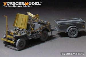 Maquette Voyager PE351065 Jeep Willys MB américaine de la Seconde Guerre mondiale pour TAKOM 2126 au 1/35 – immagine 2