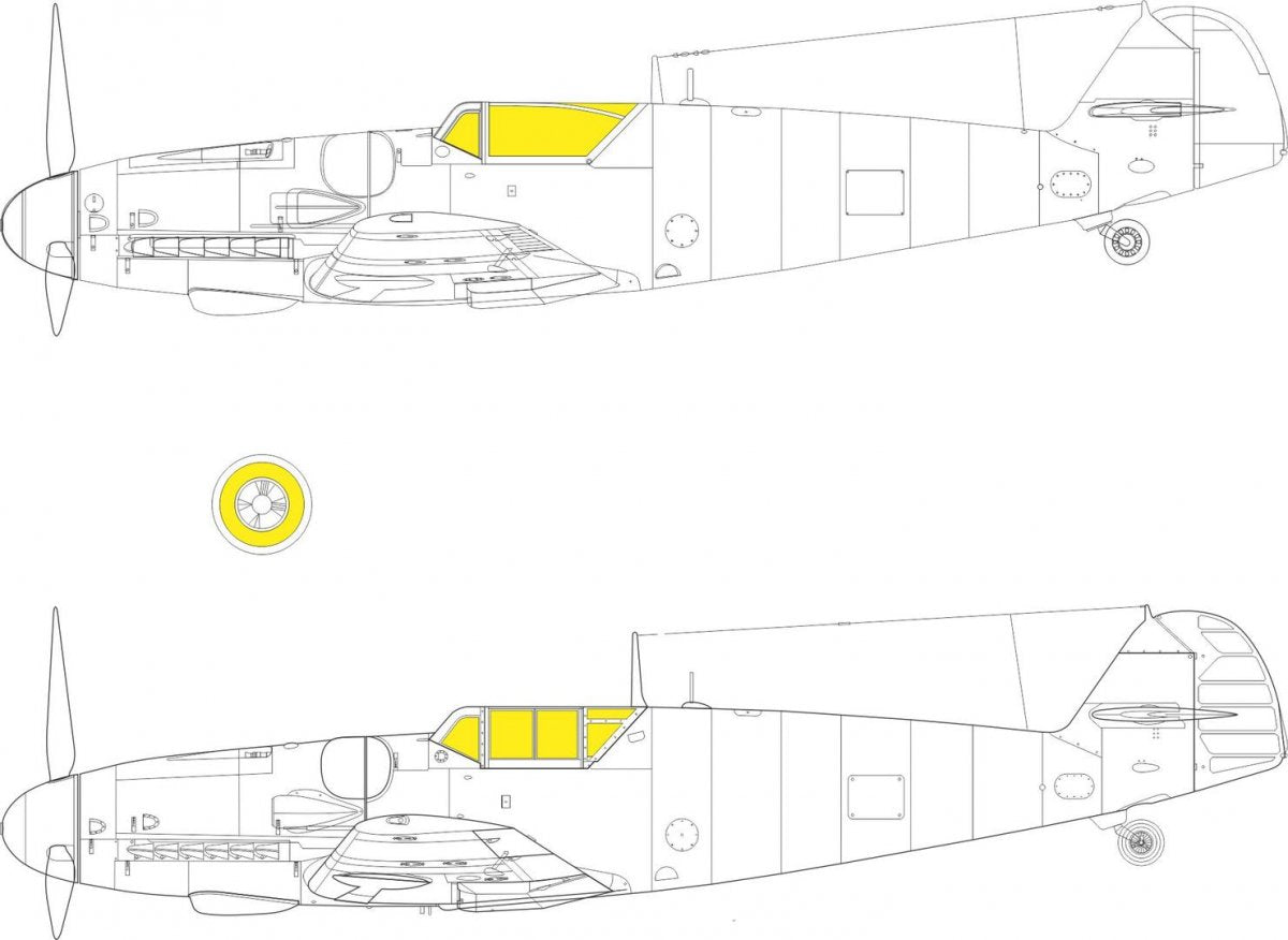 Maquette Eduard JX291 Bf 109G-6 BORDER au 1/35