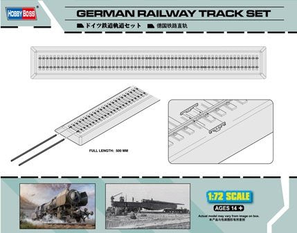 Ensemble de rails de chemin de fer allemand Hobby Boss 82902 (1/72)