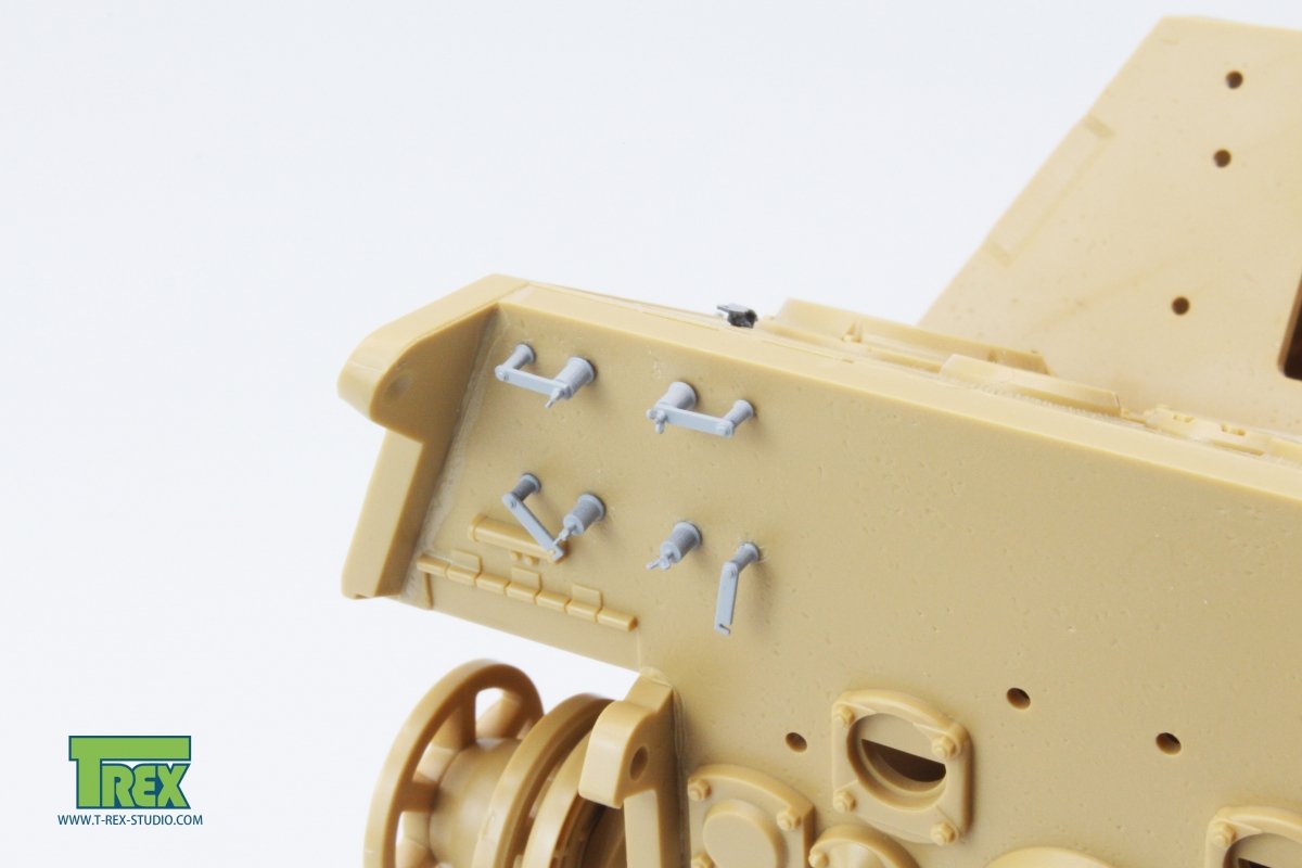 Supports et fixations T-Rex Studio TR35011 pour ensemble de chars allemands Panzer au 1/35 – image 3