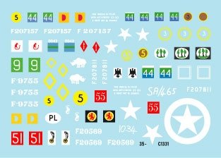 Star Decals 35-C1331 Voitures blindées britanniques n° 3. Voiture de reconnaissance Dingo. Du Corps expéditionnaire britannique à la Victoire en Europe. Échelle 1/35 – immagine 2