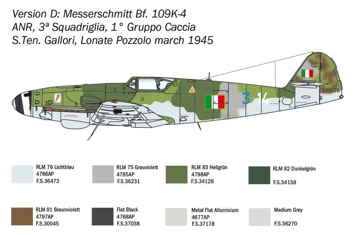 Italeri 2805 Bf 109 K-4 1/48 – zdjęcie 9