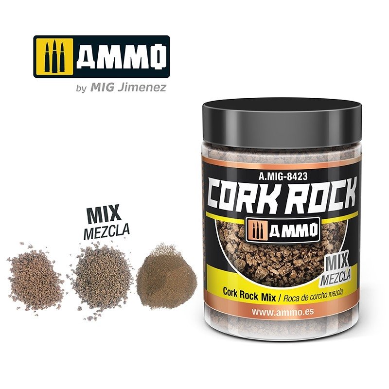 AMMO de Mig Jimenez 8423 CREATE CORK Cork Rock Mix 100ml