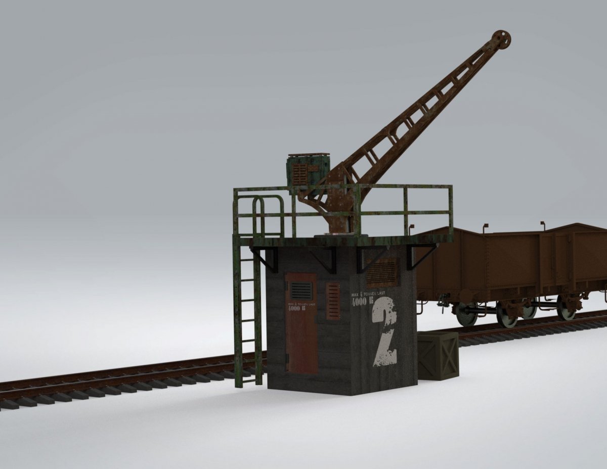 RT-Diorama 35309 4to. Grue ferroviaire 1/35 – image 4