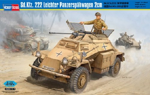 Hobby Boss 82442 Sd.Kfz. 222 Leichter Panzerspahwagen 2cm 1/35