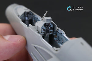 Intérieur imprimé en 3D et coloré sur papier décalcomanie Quinta Studio QD48115 Mirage 2000B (pour kit Kinetic) 1/48 – Bild 7