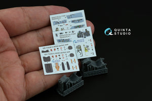 Intérieur imprimé en 3D et coloré sur papier décalcomanie (Modelsvit) pour le Su-17UM3 de Quinta Studio QD+72167 (avec pièce en résine imprimée en 3D) à l&amp;#39;échelle 1/72 – image 13