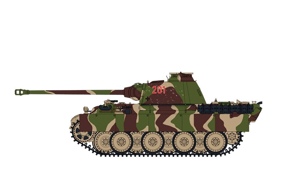 Maquette Meng TS-052 Char moyen allemand Sd.Kfz. 171 Panther Ausf.G Early/Ausf.G avec blindage antiaérien 1/35  – imagen 13