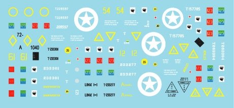 Star Decals 72-A1040 Tireurs d&amp;#39;élite britanniques, 75e régiment spécial du Débarquement. Chars Sherman du 3e/4e régiment de cavalerie du comté de Londres, échelle 1/72.  – image 3