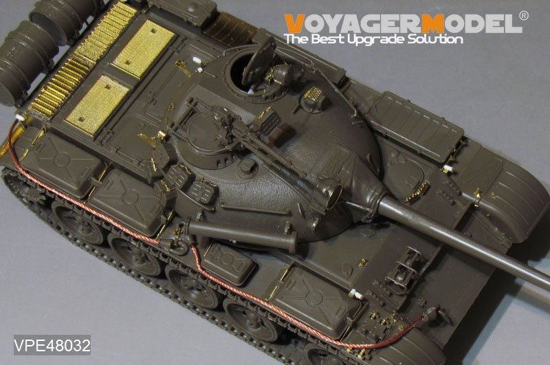 Kit de mise à niveau Voyager Model VPE48032 pour char de combat principal russe moderne T-55 (pour TAMIYA 32598) 1/48 – Bild 11