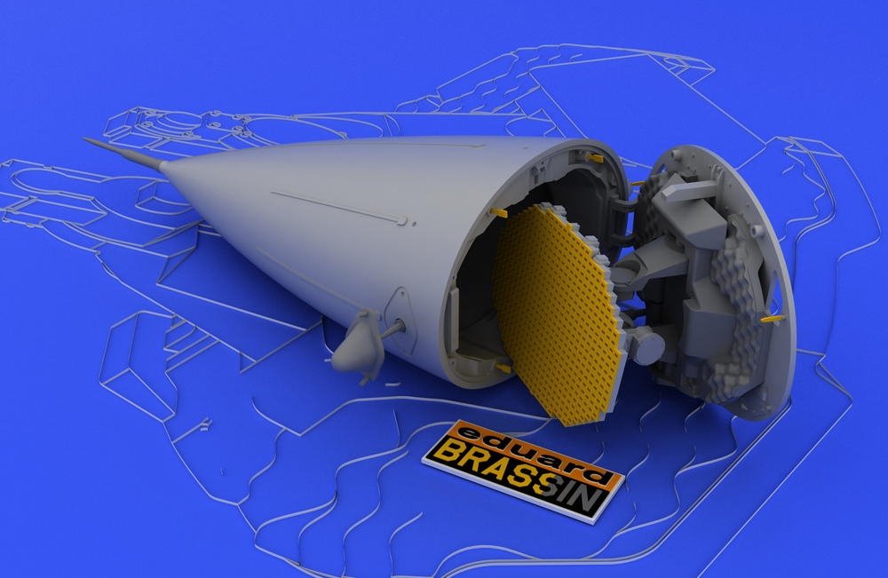 Eduard 648033 Radar F-16 fin 1/48 (Tamiya) – image 3