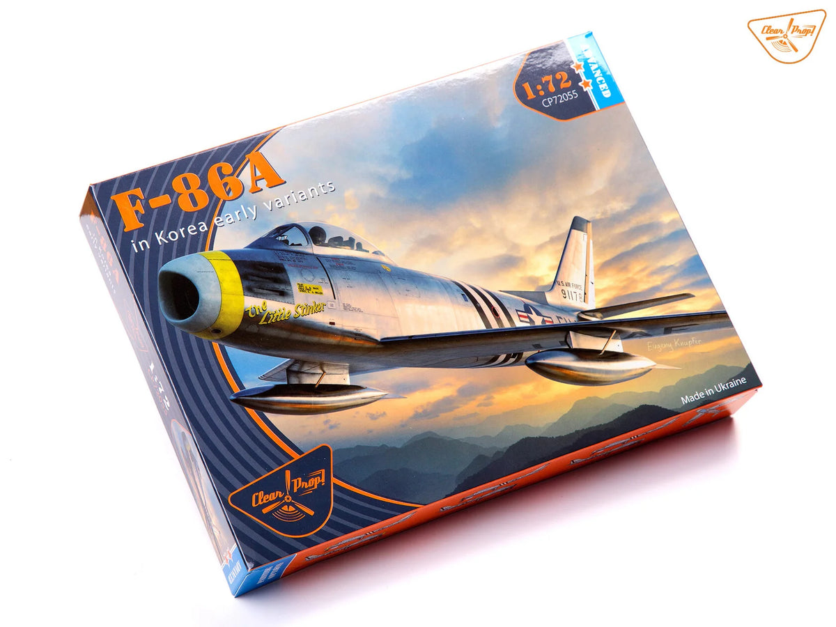 Clear Prop! CP72055 North American F 86 A Sabre in Korea - Early Variants (Advanced Kit)