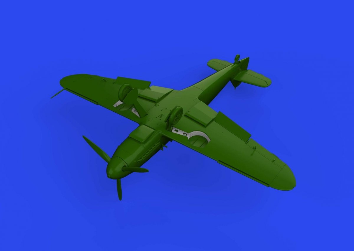 Eduard 672323 Bf 109F/G baies de train d&amp;#39;atterrissage angulaires IMPRESSION EDUARD 1/72