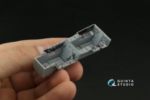 Intérieur imprimé en 3D et coloré sur papier décalcomanie Quinta Studio QD48373 F/A-18F tardif / EA-18G (Hobby Boss) à l&amp;#39;échelle 1/48 – image 11