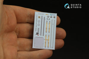 Intérieur imprimé en 3D et coloré sur papier décalcomanie Quinta Studio QD48298 Fokker EV-DVIII (Eduard) 1/48 – imagen 2