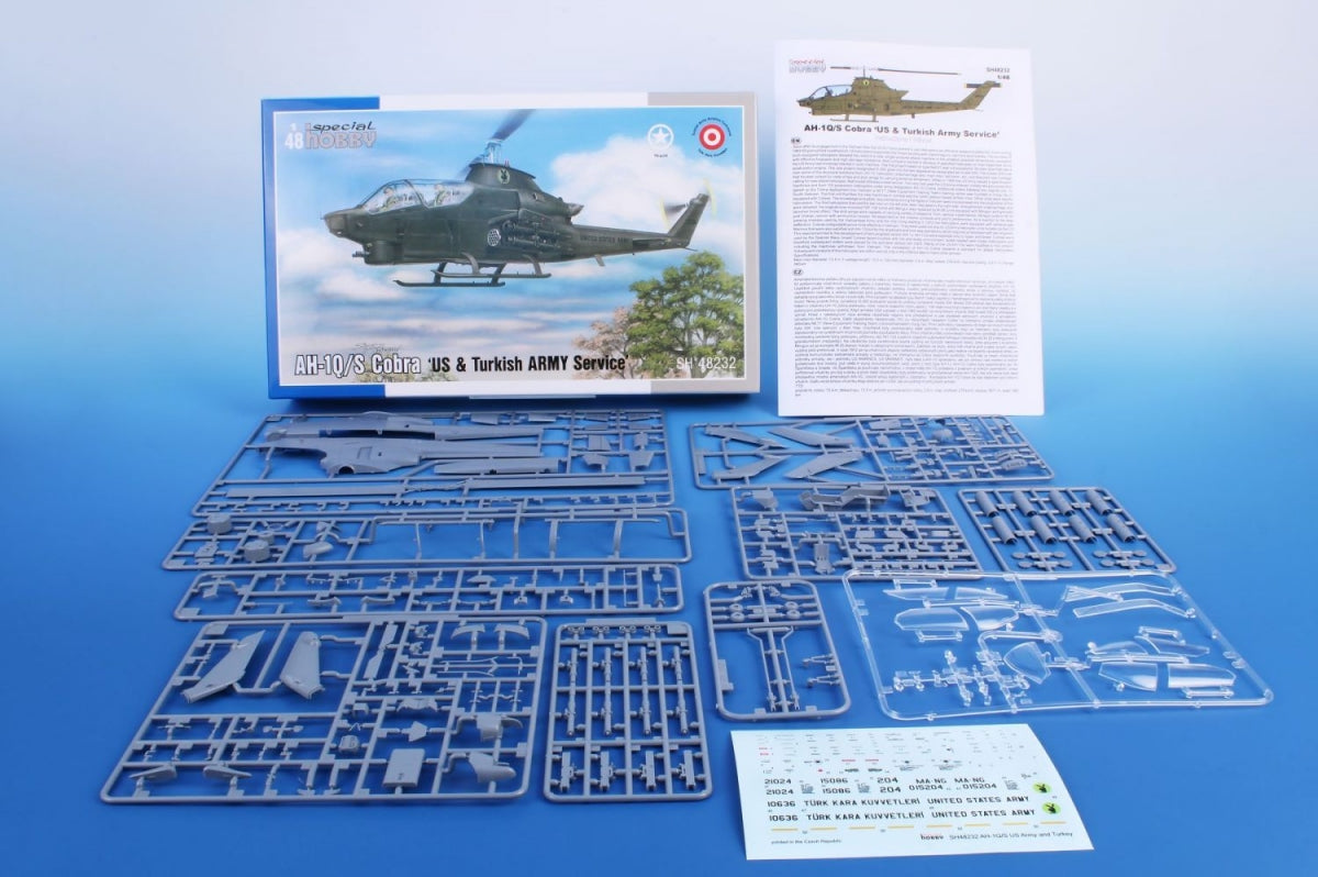 Special Hobby 48232 AH-1Q/S Cobra « Service dans l&amp;#39;armée américaine et turque » 1/48  – Bild 4
