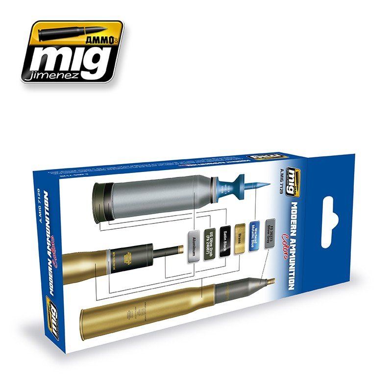 AMMO Mig 7129 ENSEMBLE DE MUNITIONS MODERNES 6x17ml – image 2