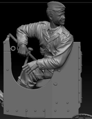 Thunder Model F35009 US Crew M1A1 Wrecker with Optional French Heads 1/35