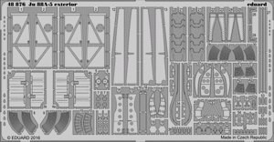 Eduard 48876 Ju 88A-5 extérieur 1/48 ICM