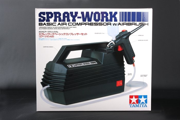 Tamiya 74520 SPRAY-WORK BASIC AIR COMPRESSOR avec aérographe