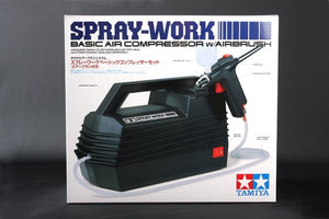 Tamiya 74520 SPRAY-WORK BASIC AIR COMPRESSOR avec aérographe