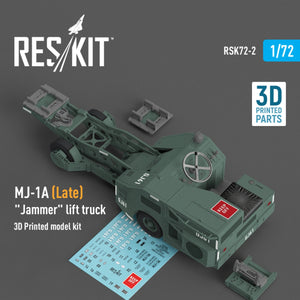 RESKIT RSK72-0002 MJ-1A (Late) "Jammer" lift truck (3D Printed model kit) 1/72