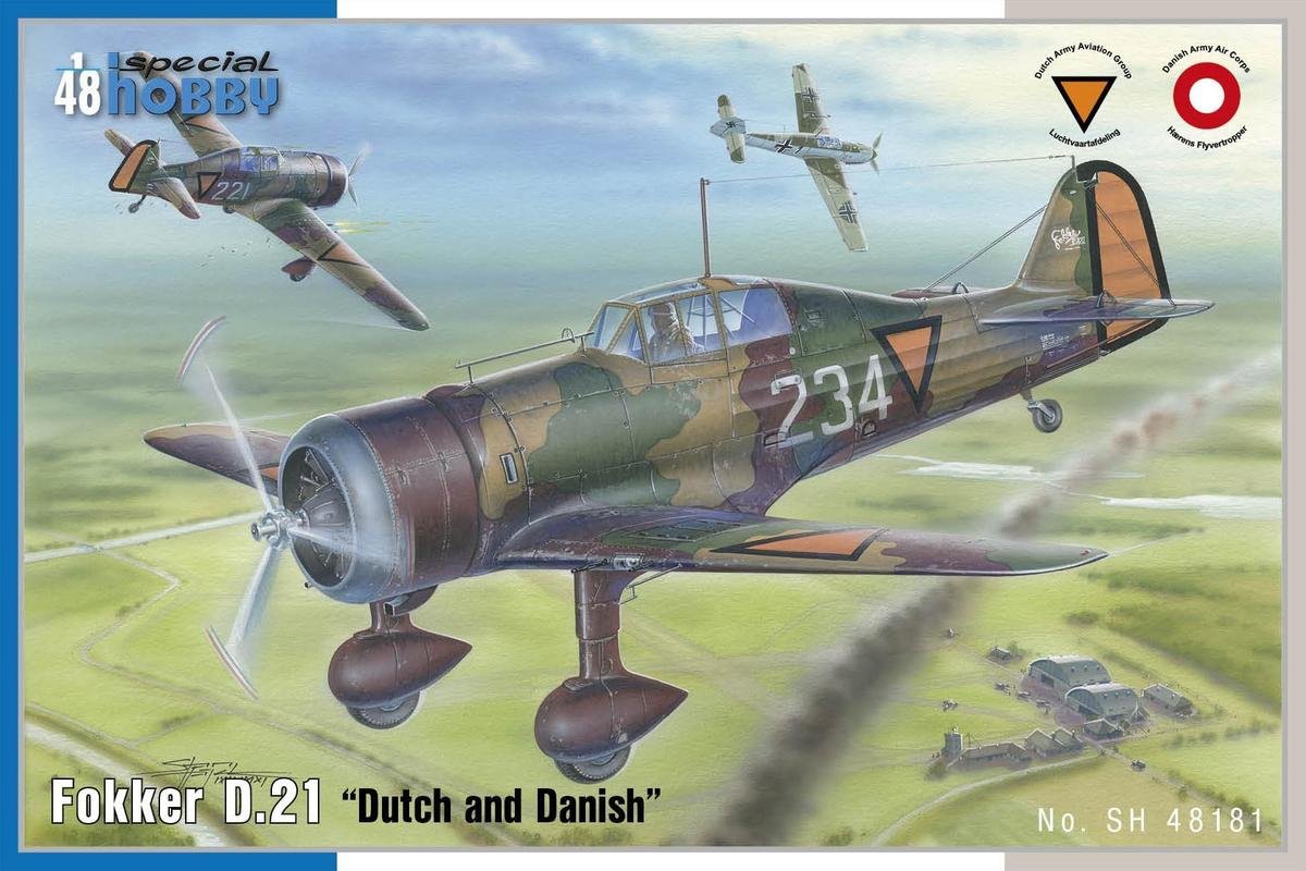 Special Hobby 48181 Fokker D.21 « Hollandais et Danois » 1/48