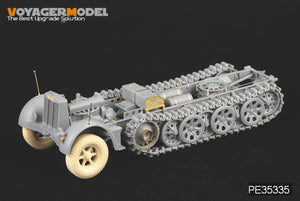 Maquette Voyager PE35335 Sd.Kfz.7 8t allemand de la Seconde Guerre mondiale, production tardive, pour DRAGON 6562, échelle 1/35 – imagen 9