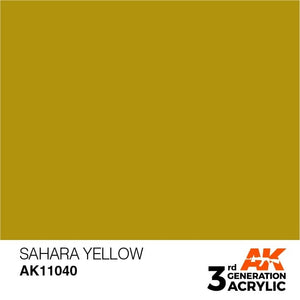 AK Interactive AK11040 Jaune Sahara 17 ml