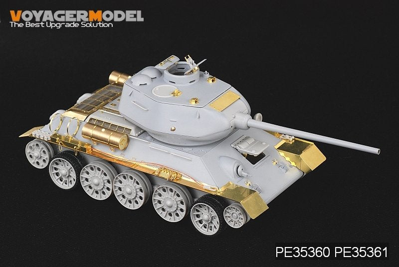 Maquette Voyager PE35360 T-34/85 russe de la Seconde Guerre mondiale pour AFV 35145 au 1/35 – image 5
