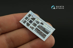 Intérieur imprimé en 3D et coloré sur papier décalcomanie Quinta Studio QD48278 F/A-18A++ (HobbyBoss) 1/48 – image 5