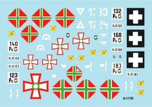 Star Decals 35-C1195 Axis Tank mix #5 1/35 – immagine 2