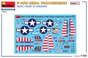 MiniArt 48022 P-47D-28RA THUNDERBOLT. THÉÂTRE D&amp;#39;OPÉRATIONS DU PACIFIQUE. KIT DE BASE 1/48 – imagen 6