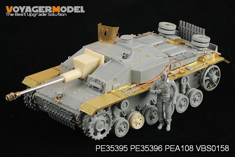 Maquette Voyager PE35395 StuG.III Ausf.F8 allemand de la Seconde Guerre mondiale, version de base (fin de production), pour DRAGON 6644, échelle 1/35 – image 9