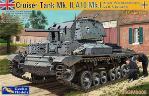 Gecko Models 35GM0005 KREUZER PZ.PKFW.MK.II,742(e),(A10) AVEC INTÉRIEUR (1/35)