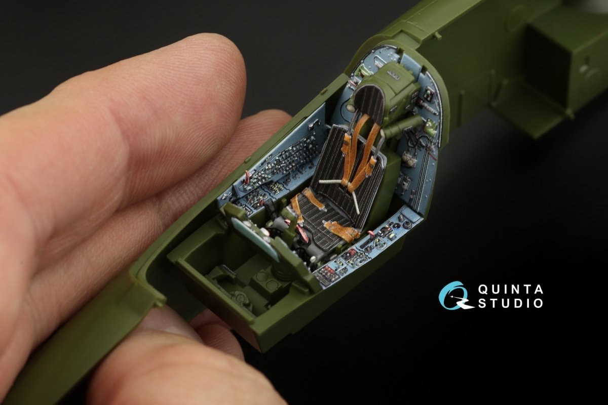 Intérieur imprimé en 3D et coloré du Su-25 de Quinta Studio QD48249 (Zvezda) à l&amp;#39;échelle 1/48 – Bild 4
