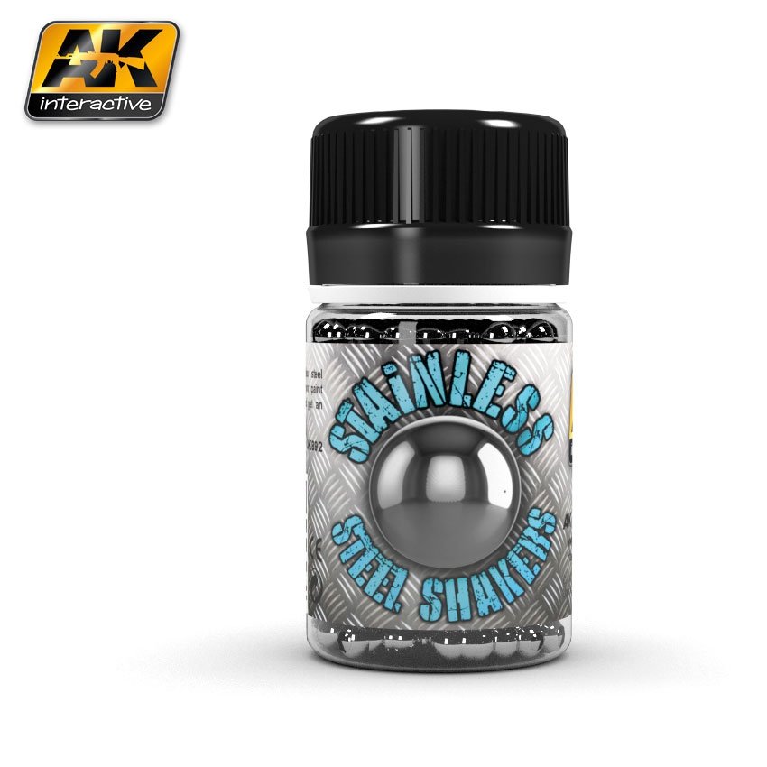 Shakers en acier inoxydable AK892 d&amp;#39;AK Interactive