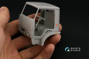 Intérieur imprimé en 3D et coloré sur papier décalcomanie Quinta Studio QD35074 KAMAZ 4310 (Trumpeter) 1/35 – Bild 12