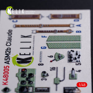 Décalcomanies 3D intérieures KELIK K48005 A5M2B Claude pour maquette WingsyKits au 1/48 – Bild 3